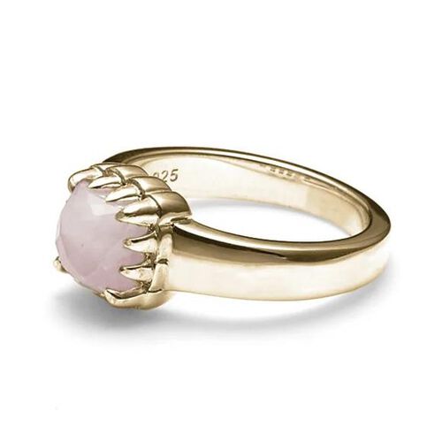 Stolen Girlfriends Club Baby Claw Ring Rose Quartz
